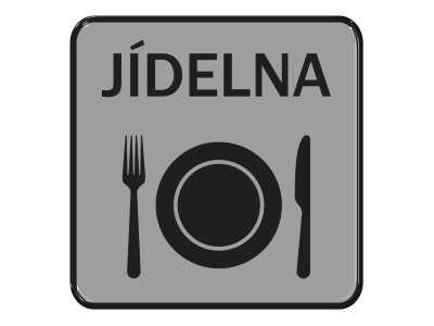 Zakázková  samolepka - Jídelna