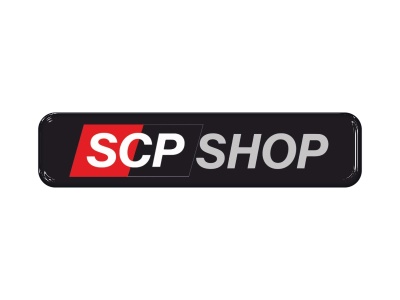 Zakázková samolepka - SCP logo 95x22mm