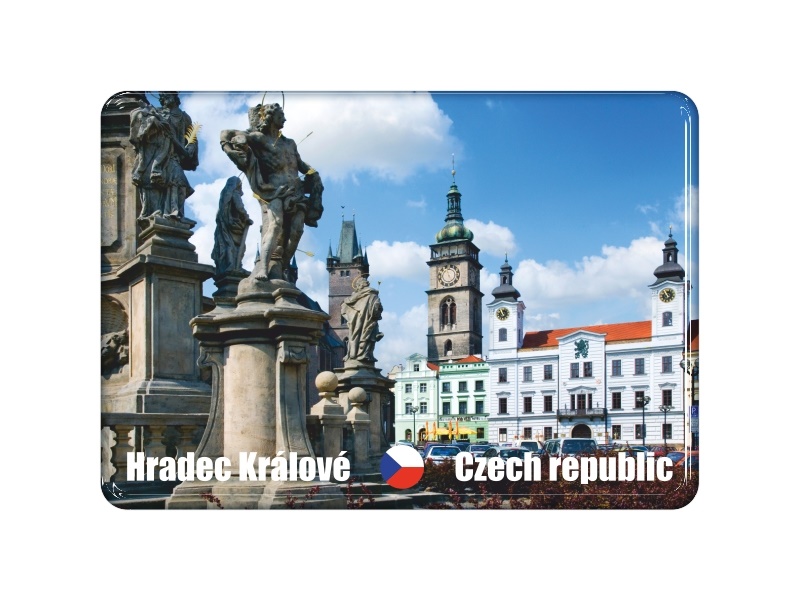 Samolepka - Hradec Králové Pražský Morový sloup