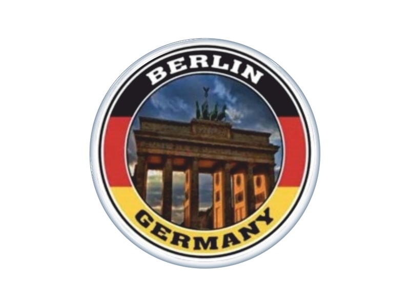 Zakázková samolepka - Berlin 6x6