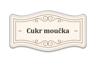 Samolepka - Etikety do kuchyně B béžová - 10 ks