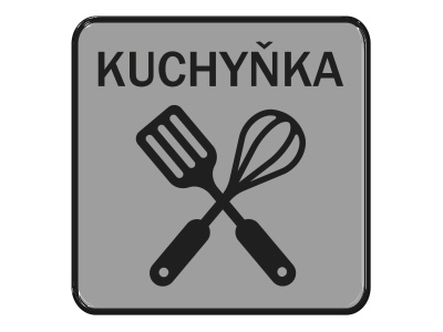 Zakázková  samolepka - Kuchyňka