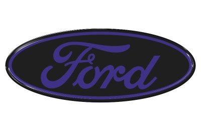 Samolepka - Ford (black-blue)