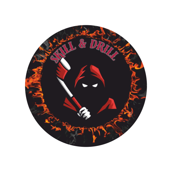 Zakázková samolepka - LAMINO skill and drill 30x30mm