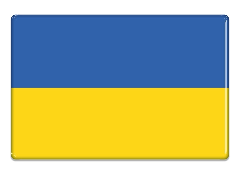 Samolepka - Vlajka Ukrajina - obdélník