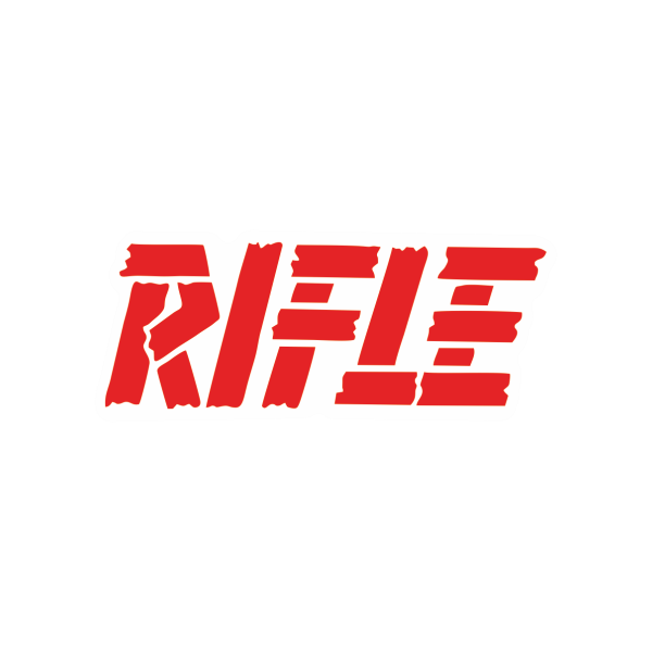 Zakázková samolepka - LAMINO STRONG rifle 7,2 x 3cm