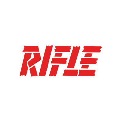 Zakázková samolepka - LAMINO STRONG rifle 7,2 x 3cm