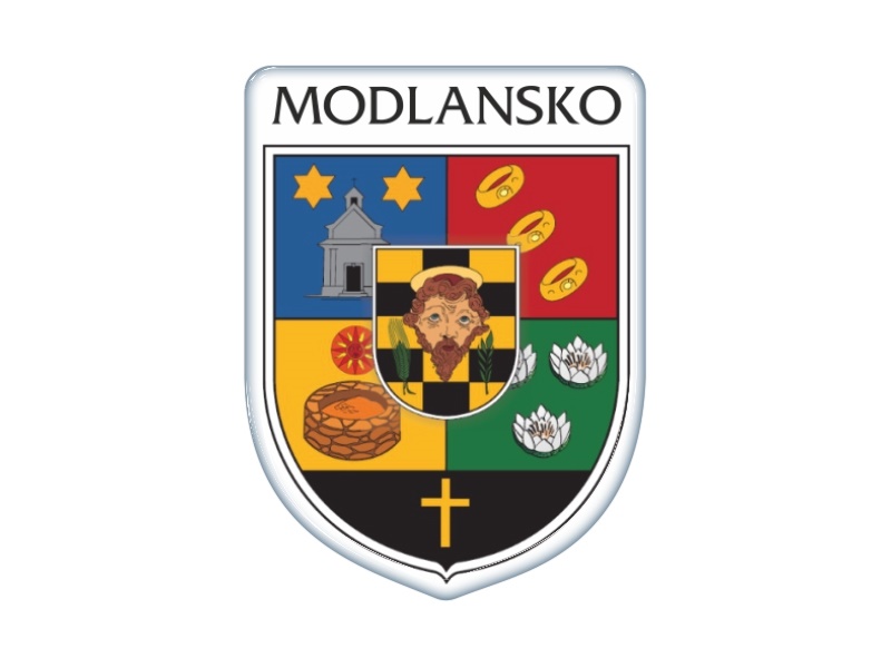 Zakázková  samolepka - Modlansko erb malý