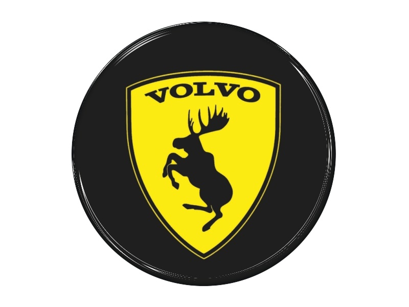 Zakázková  samolepka - Volvo elk