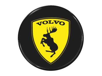 Zakázková  samolepka - Volvo elk