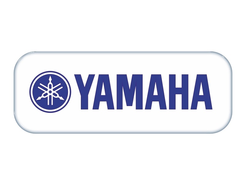 Samolepka Yamaha (bílá)