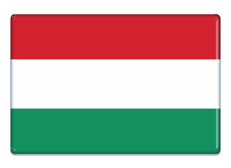 Samolepka - Vlajka Maďarsko - obdélník
