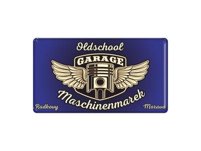 Zakázková samolepka - Garage 9x5