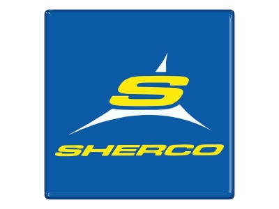 Zakázková  samolepka - Sherco 20x20 cm