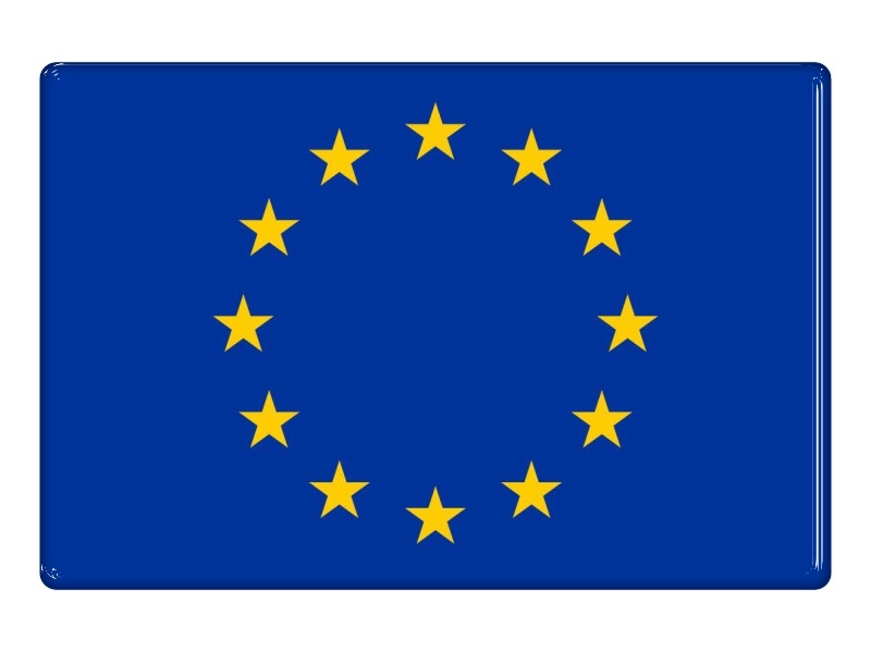 Samolepka - Vlajka EU - obdélník