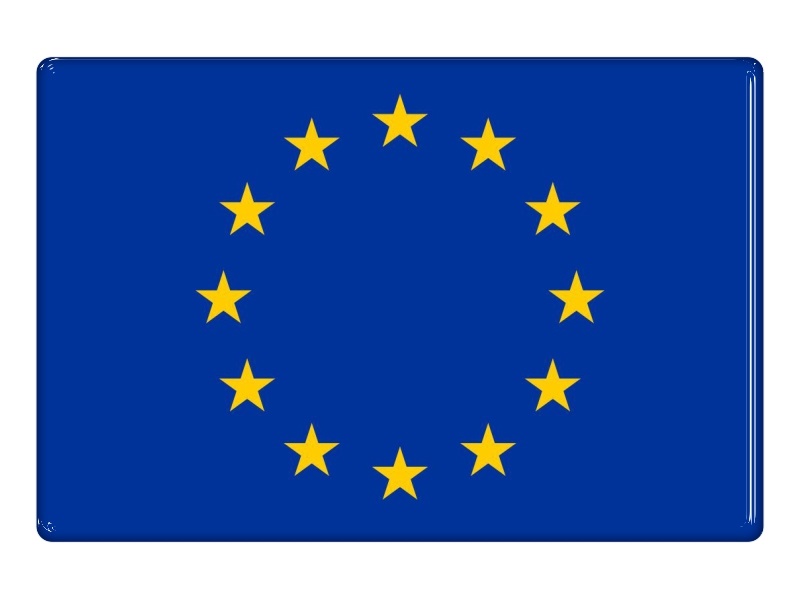 Samolepka - Vlajka EU - obdélník