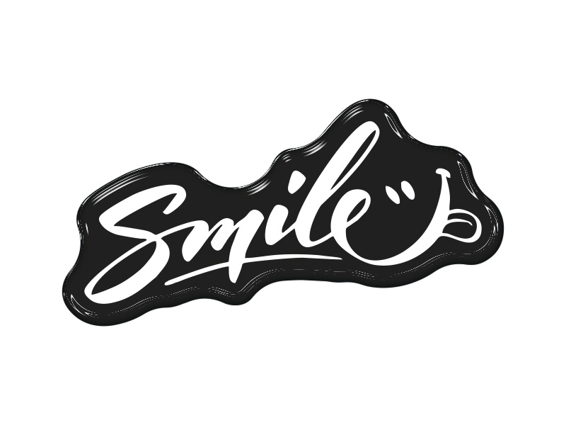 Zakázková samolepka - Smile 130 x 70 mm
