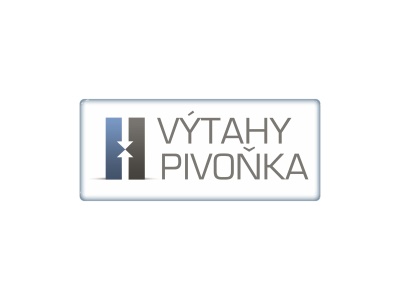 Zakázková samolepka - Výtahy Pivoňka 130x55mm