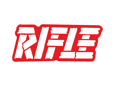 Zakázková samolepka - LAMINO STRONG rifle 90 x 37mm