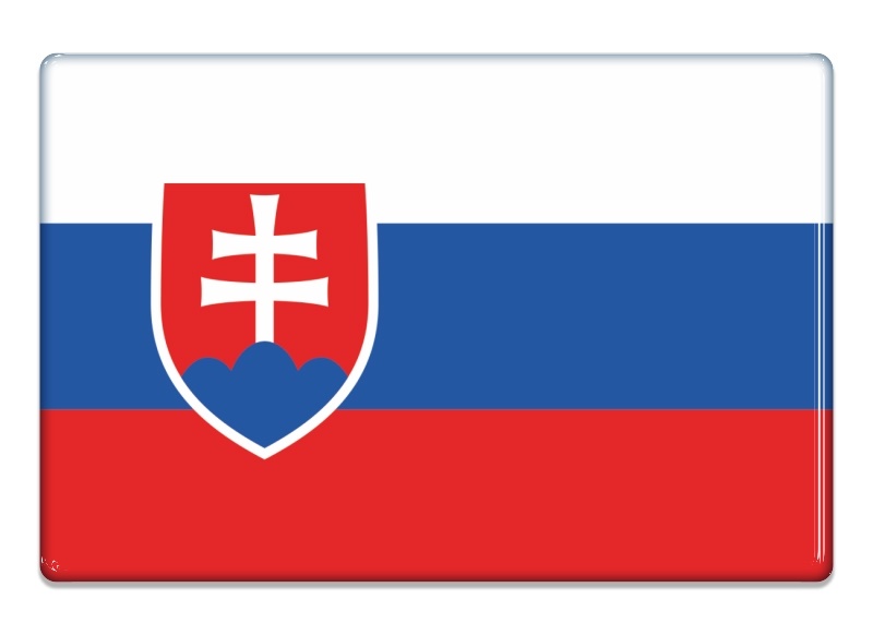 Samolepka - Vlajka Slovensko - obdélník