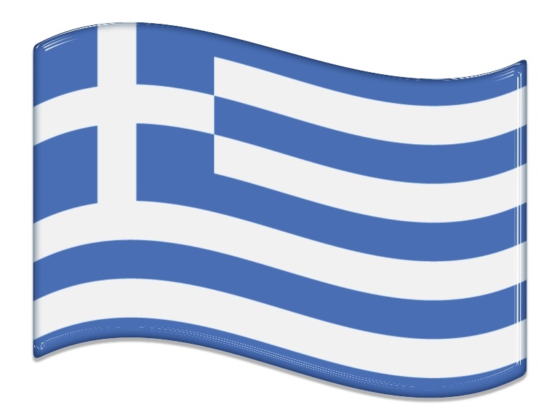 Samolepka - Vlajka Řecko