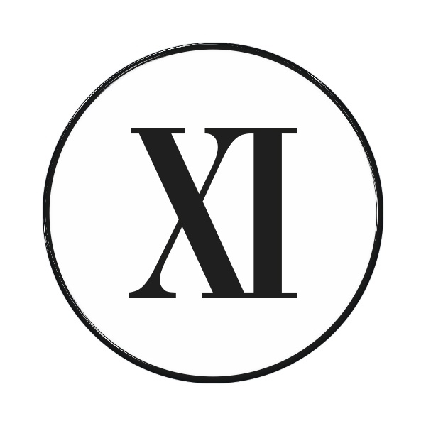 Zakázková samolepka - Římská číslice 11