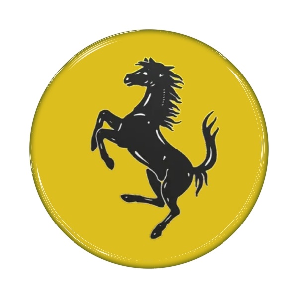Zakázková samolepka - ferrari kruh 30mm