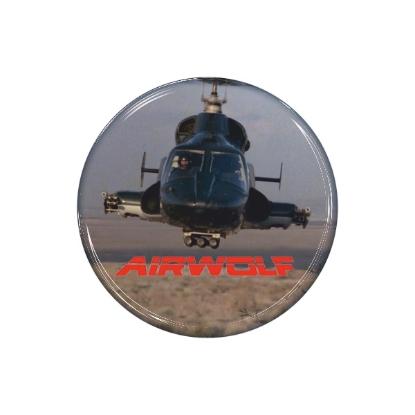 Zakázková samolepka - AirWolf 80mm