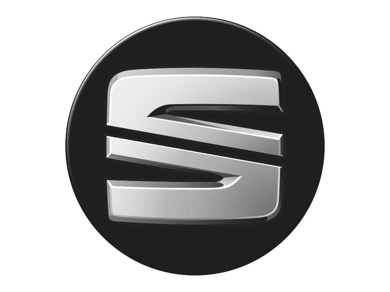 Samolepka na AL disk - Seat (black-3d)