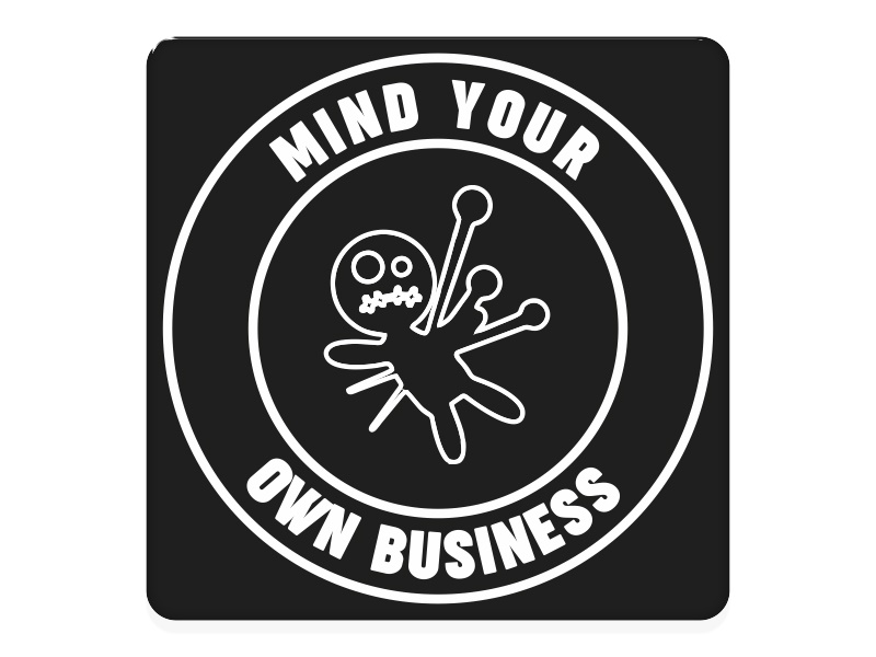 Zakázková  samolepka - Own Business