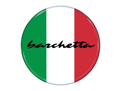 Zakázková  samolepka - Barchetta 70mm