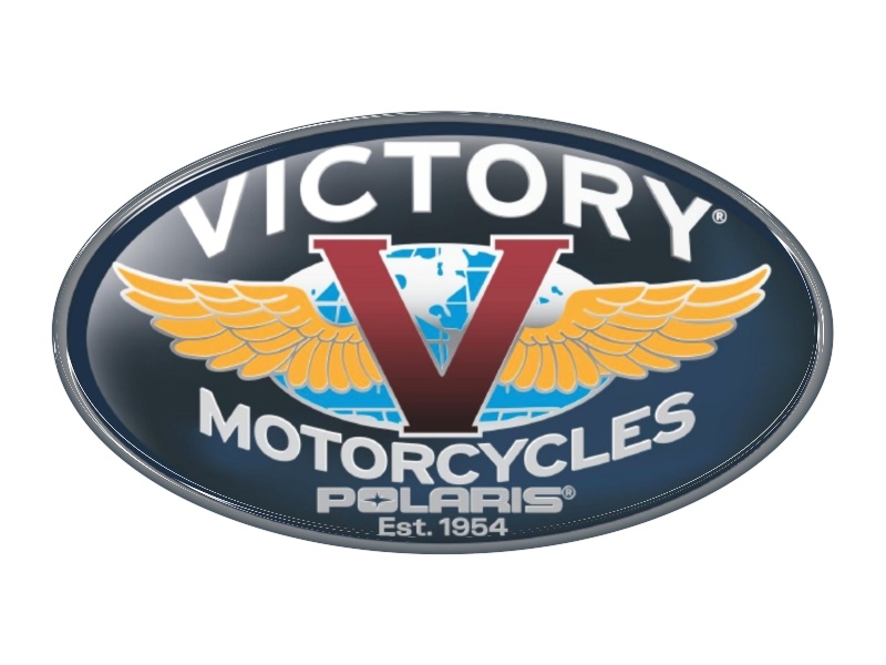Zakázková  samolepka - Victory motorcycle 150x85 mm