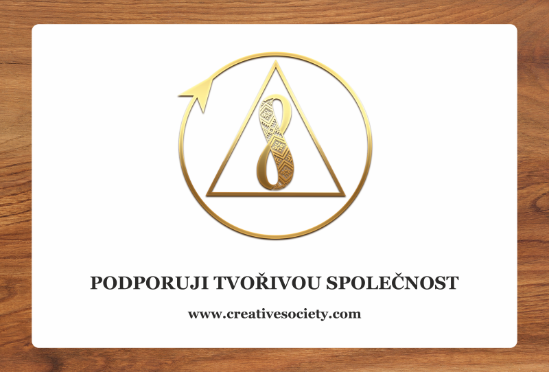 Zakázková  samolepka - creativesociety