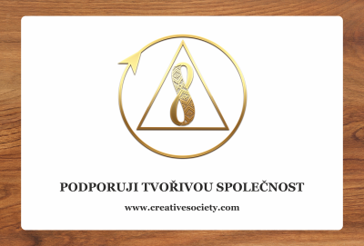 Zakázková  samolepka - creativesociety