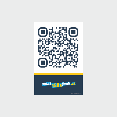 Zakázková samolepka - LAMINO STRONG NOVÁ QR_samolepka-nabor PČR 15x10cm