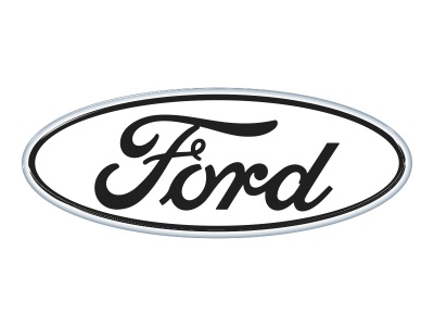 Samolepka - Ford (whitebg-blackfont)