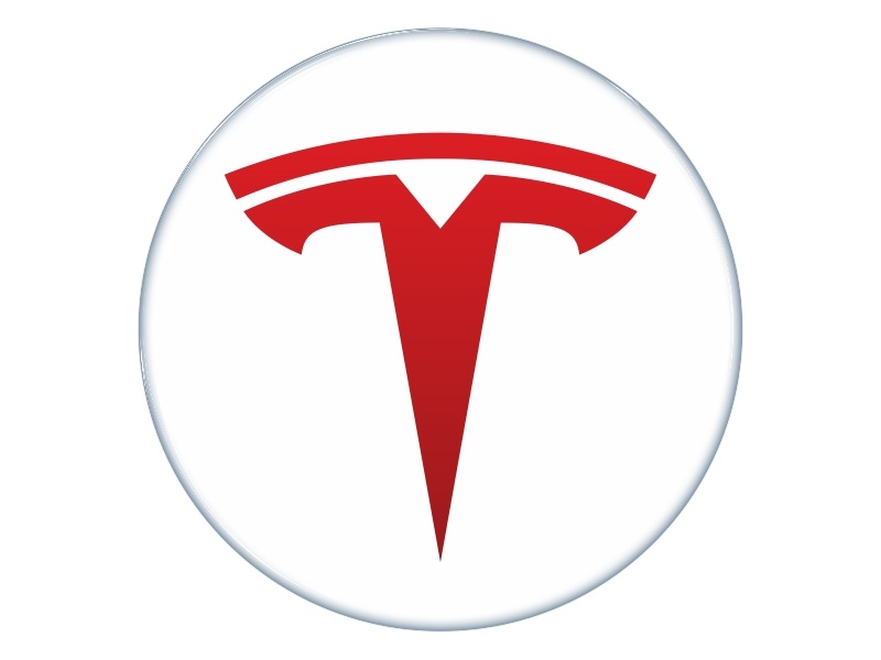 Samolepka na AL disk - Tesla
