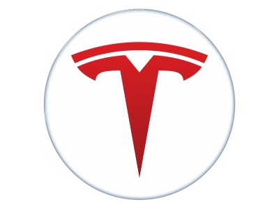 Samolepka na AL disk - Tesla