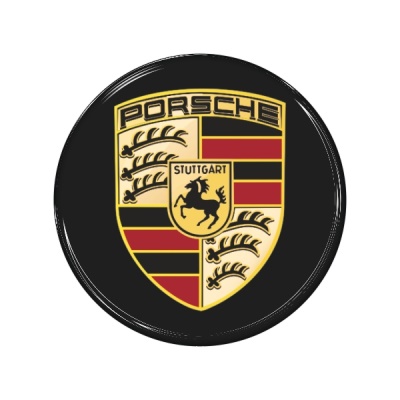 Zakázková samolepka - porshe 40mm