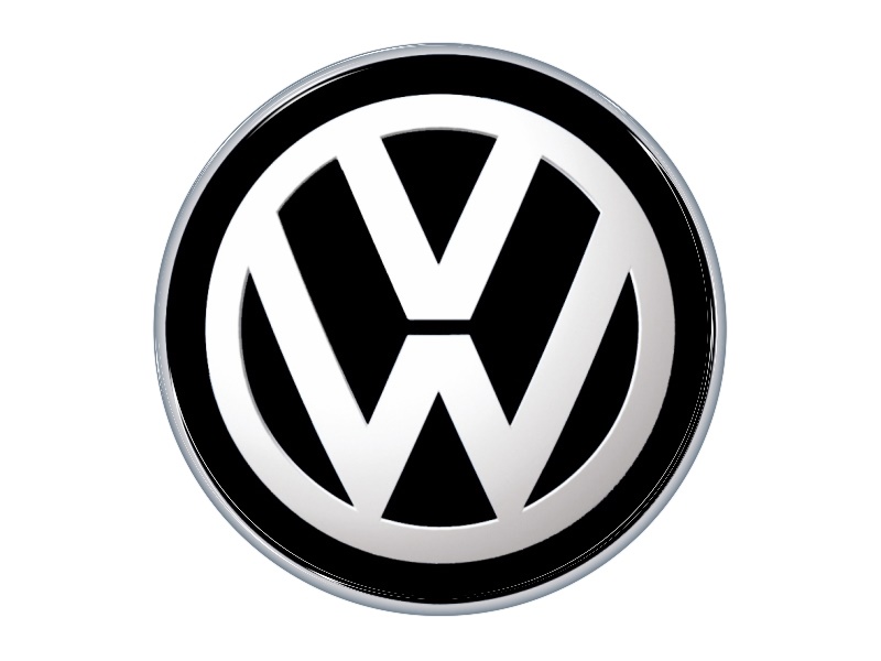 Zakázková samolepka - VW black 65mm