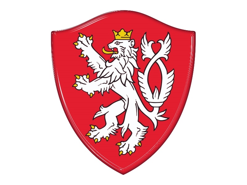 Samolepka - Český lev