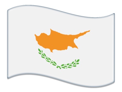 Samolepka - Vlajka Kypr