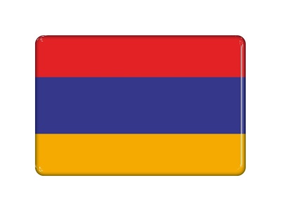 Samolepka - Vlajka Armenia - obdélník