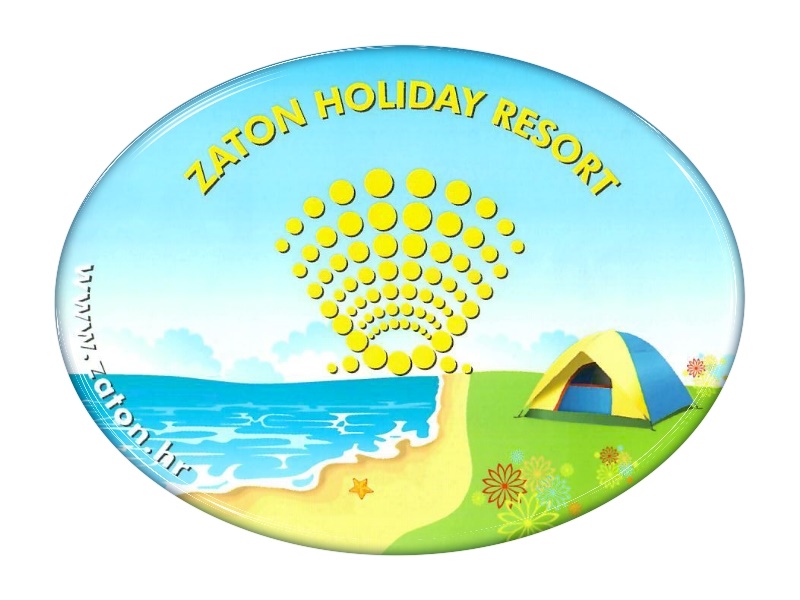 Zakázková  samolepka - Zaton holiday resortr 115 x 85 mm