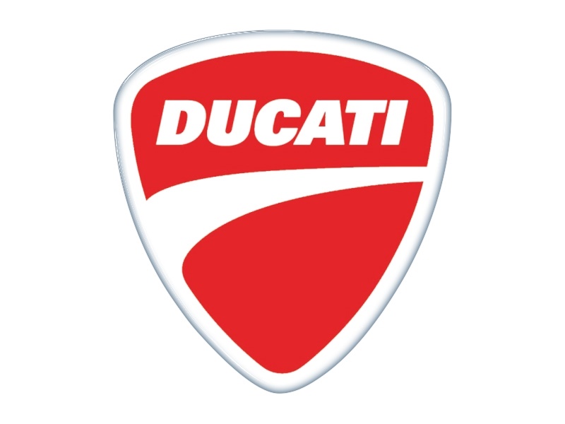 Zakázková  samolepka - Ducati logo 6x5,5 cm