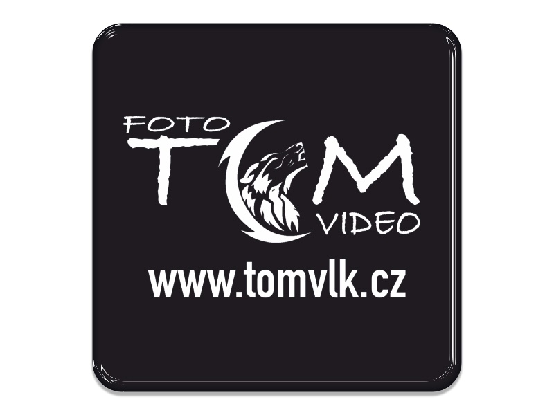Zakázková  samolepka - Video - tomvlk.cz (black)