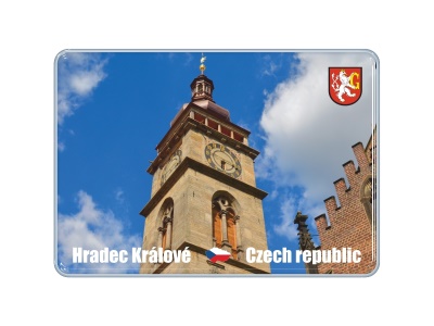 Samolepka - Hradec Králové Bílá věž - rámeček