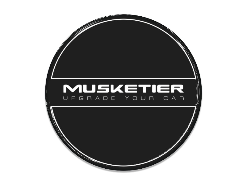 Zakázkova samolepka - Musketier (black)