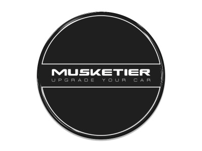 Zakázkova samolepka - Musketier (black)