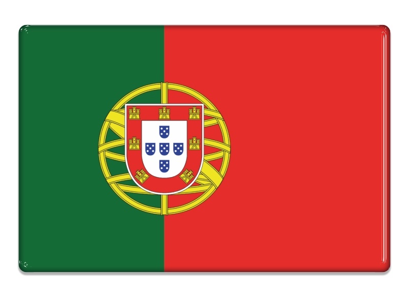 Samolepka - Vlajka Portugalsko - obdélník